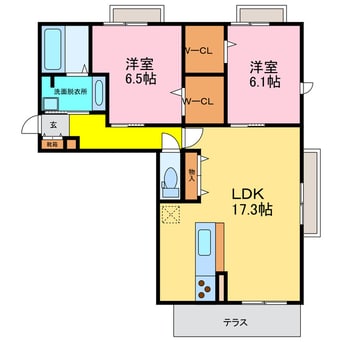 間取図 Bellezza大津京