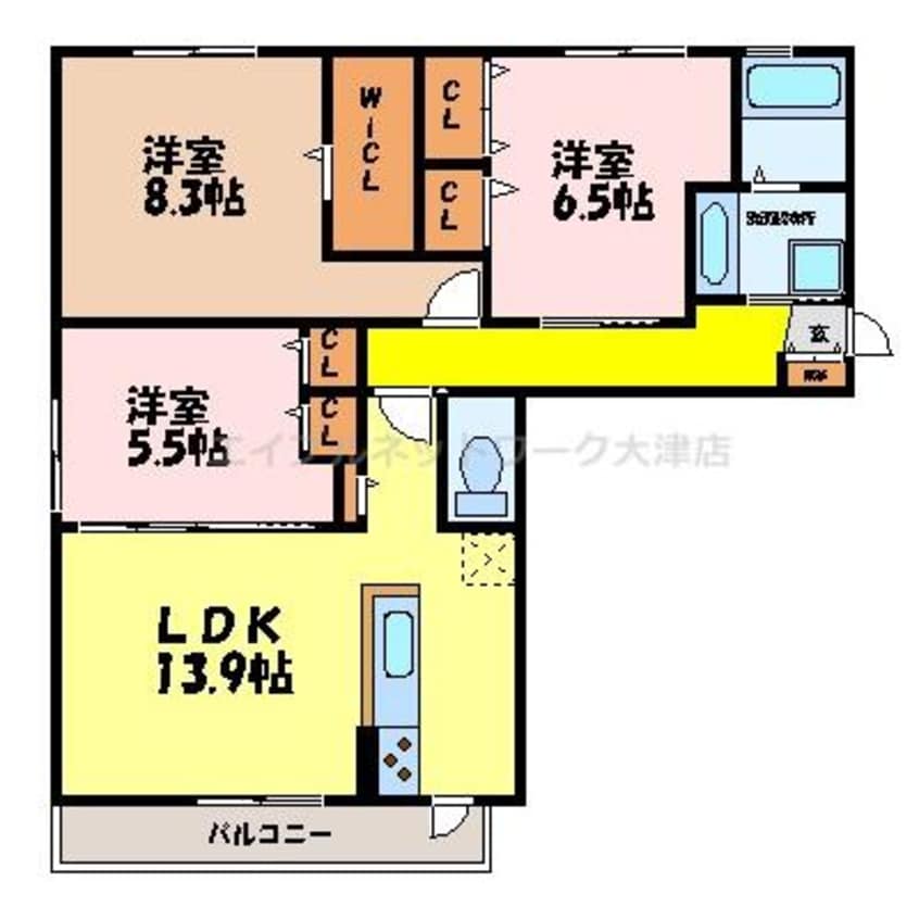 間取図 コルヌコピア