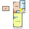 ボアソルテ参番館 1LDKの間取り