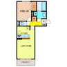 ラ　ルーチェ一里山 1LDKの間取り