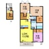 東海道本線<琵琶湖線・JR京都線>/瀬田駅 バス:9分:停歩7分 2階 築9年 3LDKの間取り