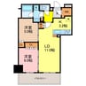東海道本線<琵琶湖線・JR京都線>/大津駅 徒歩1分 8階 築5年 2LDKの間取り
