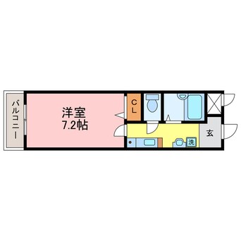 間取図 東海道本線<琵琶湖線・JR京都線>/瀬田駅 徒歩6分 5階 築28年