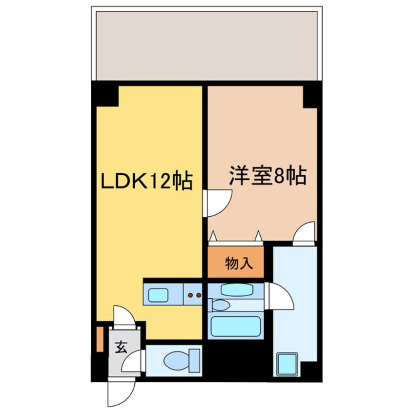 間取図 ルミエール間宮