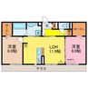 Casa raffine 瀬田 B 2LDKの間取り