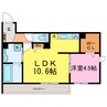 Chouchouにおの浜 1LDKの間取り