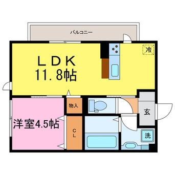 間取図 Chouchouにおの浜