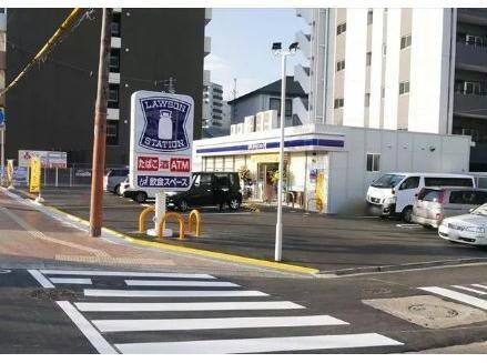 ローソン大津打出浜店(コンビニ)まで710m 京阪石山坂本線/石場駅 徒歩3分 1-3階 築48年