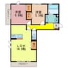 東海道本線<琵琶湖線・JR京都線>/瀬田駅 徒歩22分 2階 築8年 2LDKの間取り