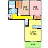 東海道本線<琵琶湖線・JR京都線>/石山駅 徒歩23分 1階 築7年 2LDKの間取り