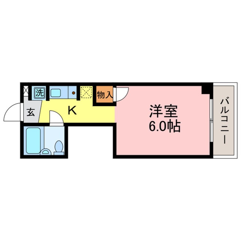 間取図 東海道本線<琵琶湖線・JR京都線>/西大路駅 徒歩28分 4階 築31年