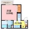 湖西線/大津京駅 徒歩21分 2階 築浅 1Kの間取り