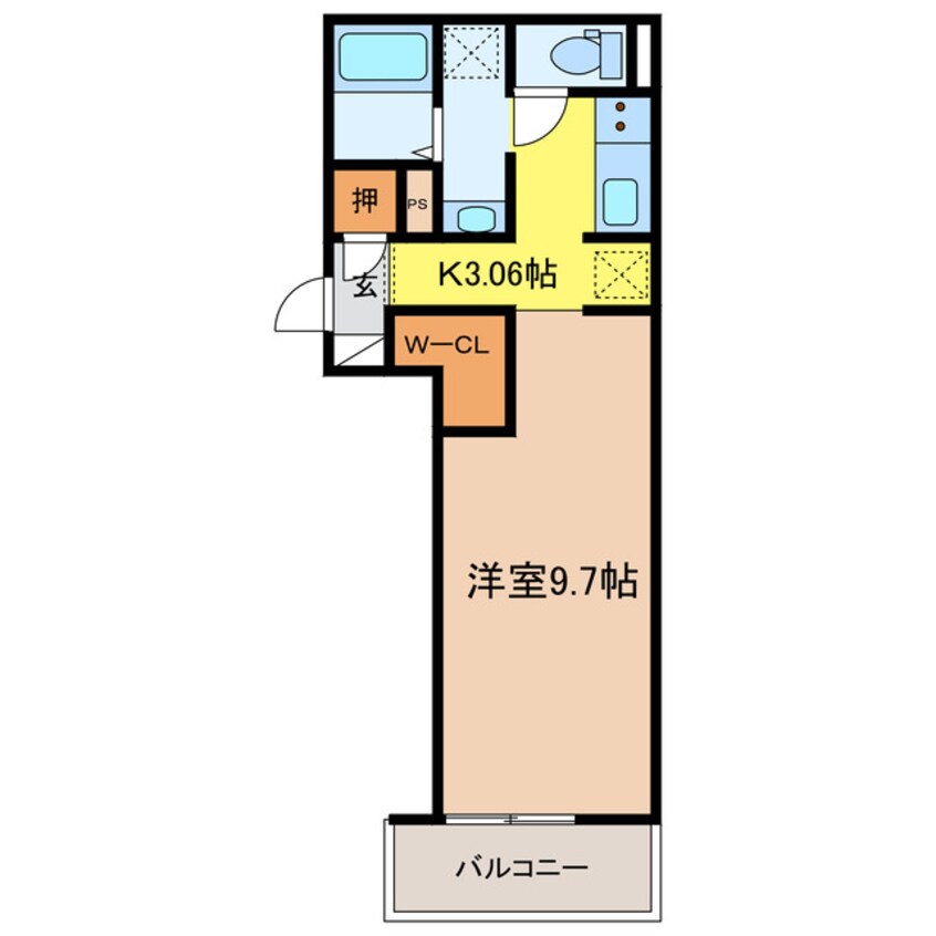 間取図 グレイスアムール