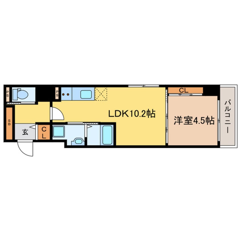 間取図 ロイヤルレジェンド西大津弐番館