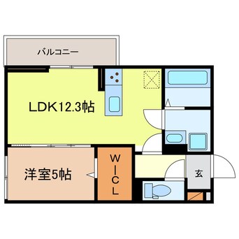 間取図 東海道本線<琵琶湖線・JR京都線>/瀬田駅 徒歩23分 2階 1年未満