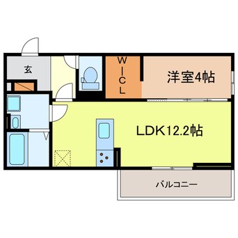 間取図 東海道本線<琵琶湖線・JR京都線>/瀬田駅 徒歩23分 3階 1年未満