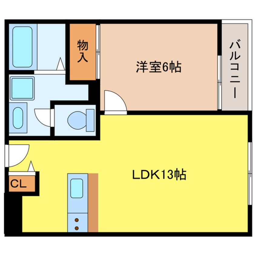 間取図 カネボウ琵琶湖アーバンプラザ