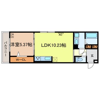 間取図 湖西線/唐崎駅 徒歩10分 1階 1年未満