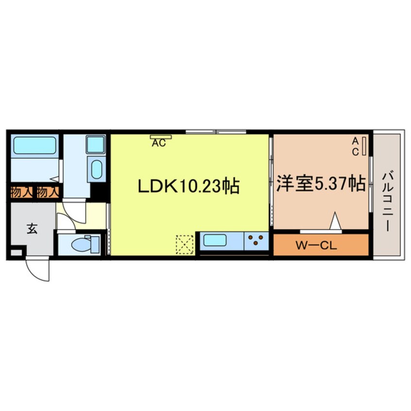 間取図 湖西線/唐崎駅 徒歩10分 1階 1年未満