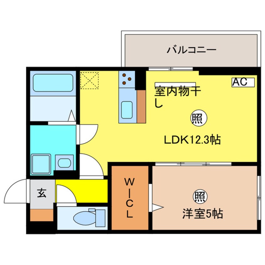 間取図 collina一里山