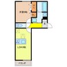 BRANSIA膳所 1LDKの間取り