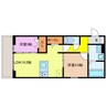 BRANSIA瀬田 2LDKの間取り