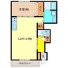 ラ・ポーズ 1LDKの間取り