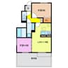 メゾン　ソレイユ 2LDKの間取り