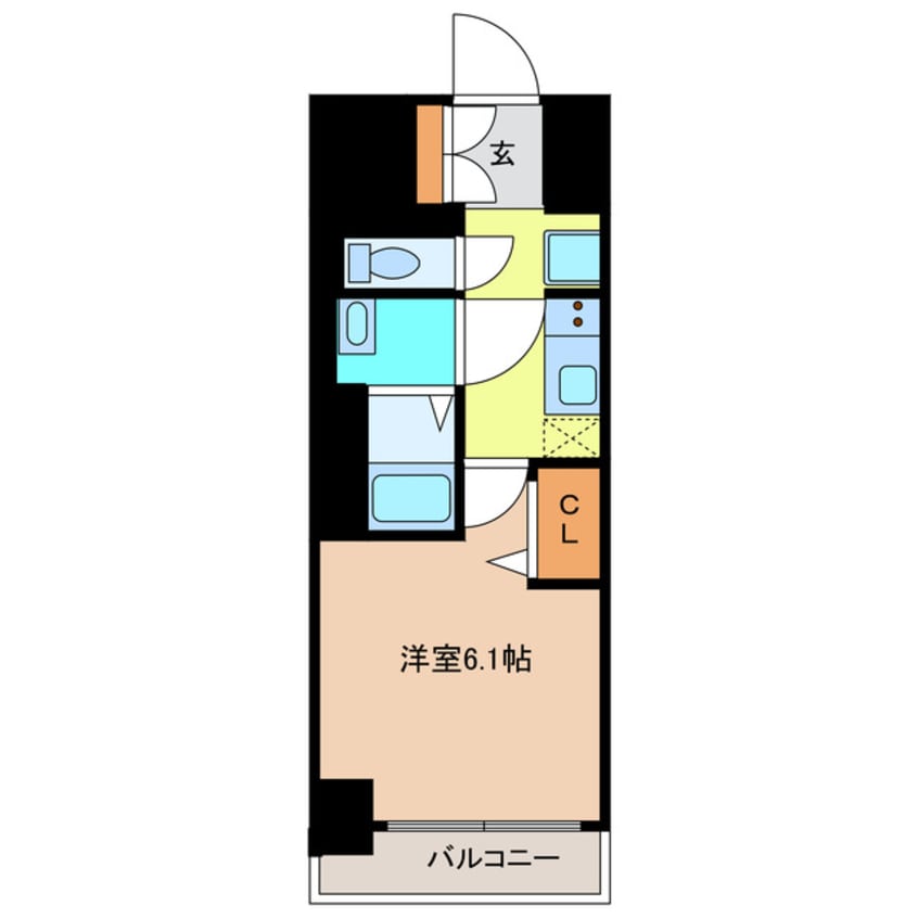 間取図 プレサンス大津京町ベルリーヴァ
