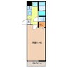 アークリード由美浜 1Kの間取り