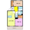UTATA 2LDKの間取り