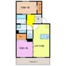 UTATA 2LDKの間取り