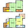 朝日ヶ丘1丁目戸建て 3DKの間取り
