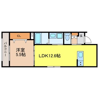 間取図 ブライトグランデ大津南志賀