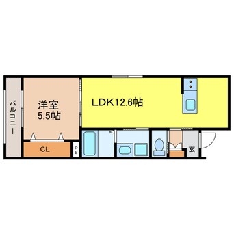 間取図 ブライトグランデ大津南志賀