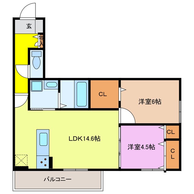 間取り図 Palais　Poire