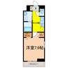 ハーモニーハウス 1Kの間取り