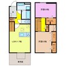 アスターテラス 2LDKの間取り