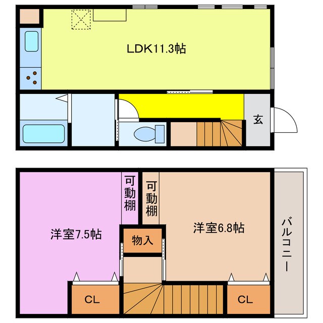 間取り図 テラスハウス井上