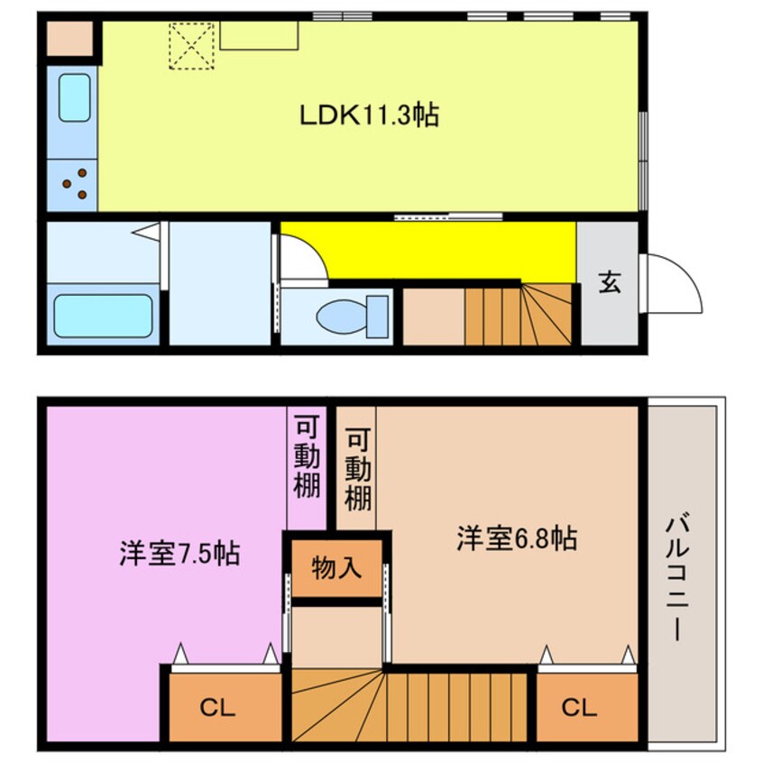 間取図 テラスハウス井上