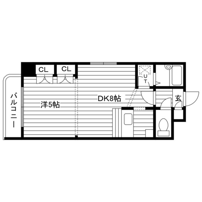 間取図 札幌市営地下鉄東豊線/新道東駅 徒歩2分 6階 築35年