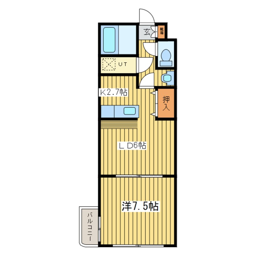 間取図 テラ元町