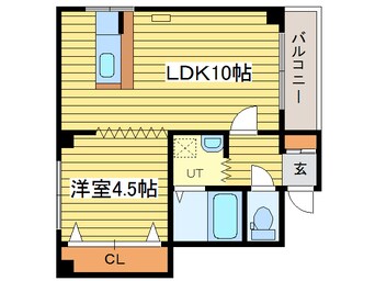 間取図 ビュークレストＮ２３