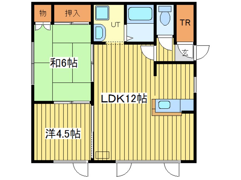 間取図 ハイツ２５