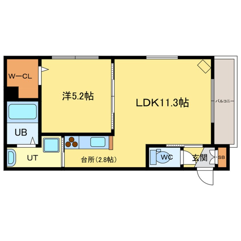 間取図 グランメールＮ２５元町