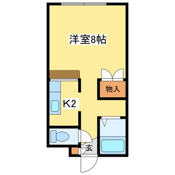 間取図 ステュディオ北１２条