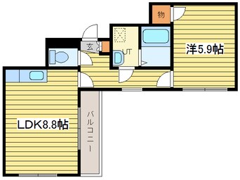 間取図 シェ・モア