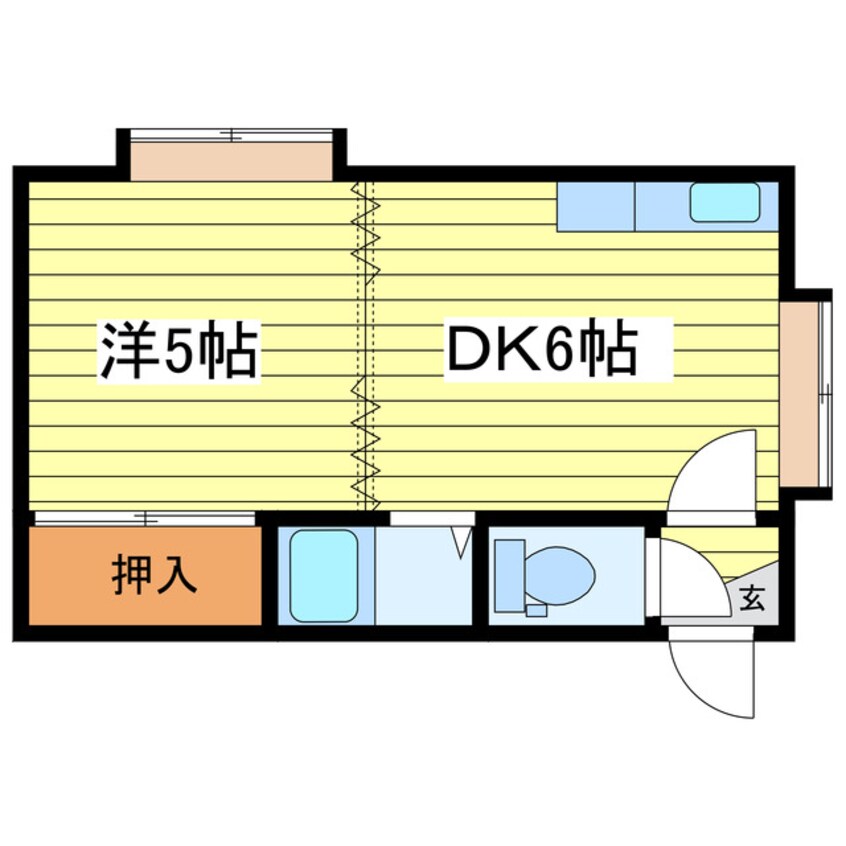 間取図 メゾンジカータ