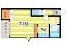 グランヴィレッジ元町 1Kの間取り