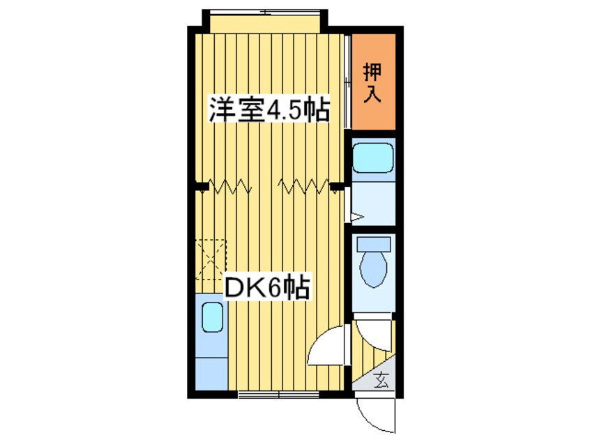 間取図 サンシャイン元町（北２５東１６）